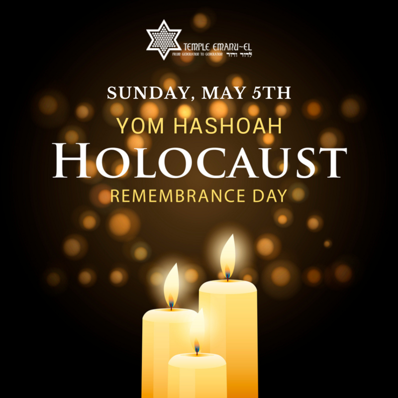 		                                		                                    <a href="https://templeemanuelofcloster.shulcloud.com/form/yom-hashoah-yellow-candle-5784.html"
		                                    	target="">
		                                		                                <span class="slider_title">
		                                    Sunday evening, May 5th		                                </span>
		                                		                                </a>
		                                		                                
		                                		                            	                            	
		                            <span class="slider_description">The Men’s Club asks you to light a candle in memory of the victims of the Holocaust. Let the world know we will never forget. On this day, we sanctify the memories of the six million lives that were taken. It’s our responsibility to keep the flame aglow to honor those who perished. Please take this opportunity with your loved ones to reflect on the Holocaust and what we can all do to ensure such a tragedy never happens again.</span>
		                            		                            		                            <a href="https://templeemanuelofcloster.shulcloud.com/form/yom-hashoah-yellow-candle-5784.html" class="slider_link"
		                            	target="">
		                            	CLICK HERE to make a donation		                            </a>
		                            		                            