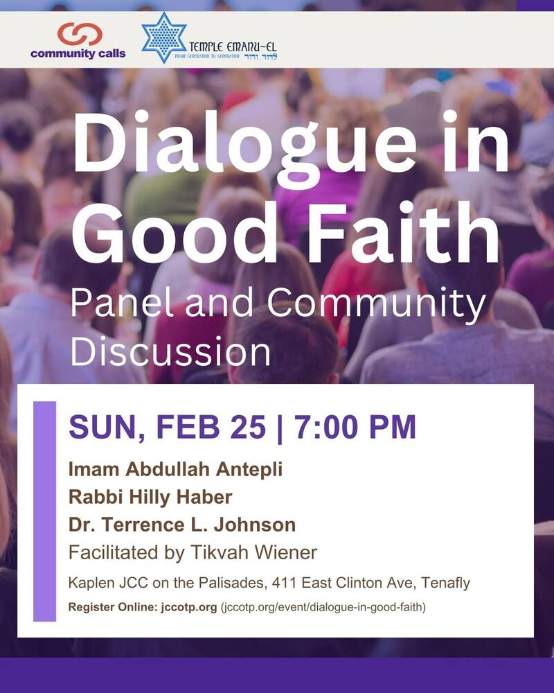 		                                		                                    <a href="https://zfm6rcdrq65.typeform.com/to/SLg3zhqQ?typeform-source=templeemanu-el.com"
		                                    	target="">
		                                		                                <span class="slider_title">
		                                    Sunday, February 25th at 7:00 PM		                                </span>
		                                		                                </a>
		                                		                                
		                                		                            	                            	
		                            <span class="slider_description">Community Calls invites you to join together for a panel discussion and interactive conversation with three important faith and thought leaders.

Join us for a panel discussion with inspiring leaders who share a commitment to intergroup work.

Learn how they are responding to current events, the impact of their work, and visions for the future. The panel discussion will be followed by a facilitated discussion.</span>
		                            		                            		                            <a href="https://zfm6rcdrq65.typeform.com/to/SLg3zhqQ?typeform-source=templeemanu-el.com" class="slider_link"
		                            	target="">
		                            	CLICK HERE to RSVP and Register		                            </a>
		                            		                            